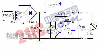 LM317T安全應(yīng)用電路