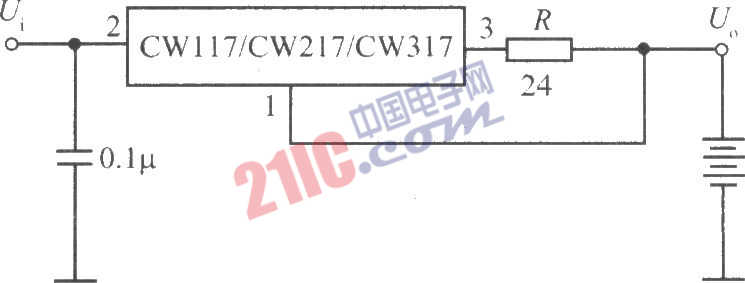 CW117/CW217/CW317構(gòu)成的恒定電流電池充電器