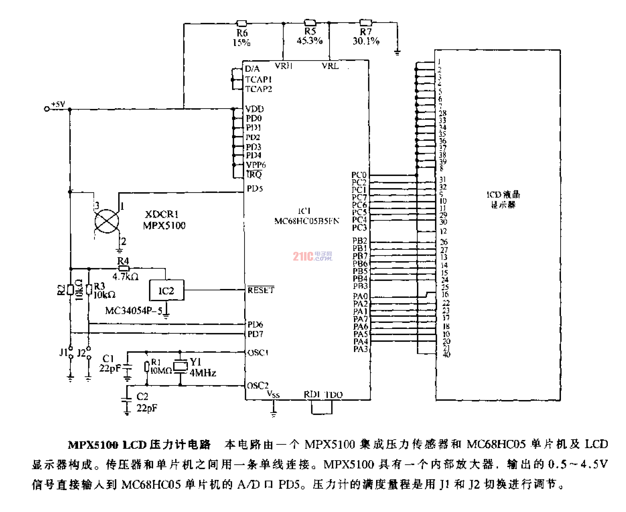 MPX5100 <strong>LCD</strong><strong>壓力計(jì)</strong><strong>電路</strong>.gif