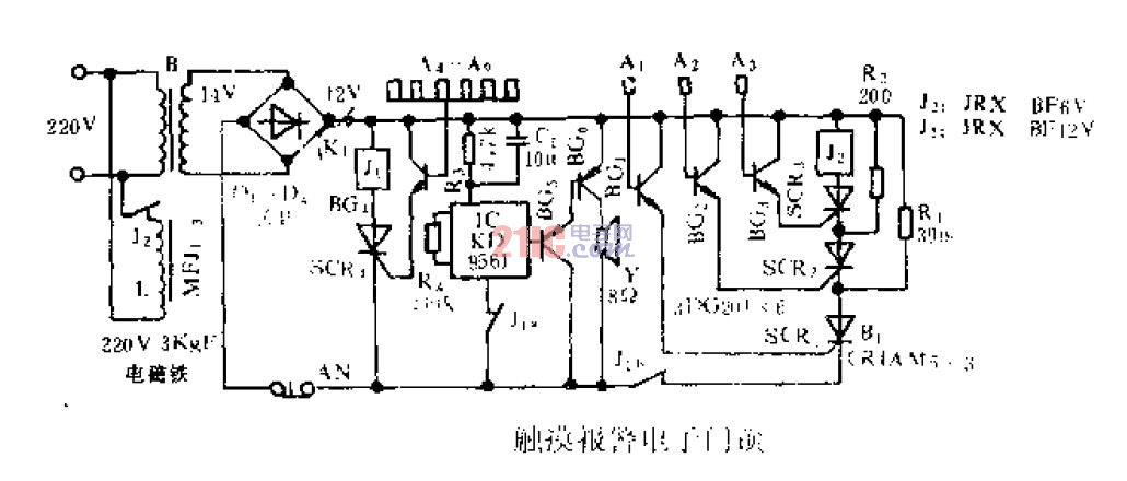<strong>觸摸</strong>報(bào)警<strong>電子</strong><strong>門鎖</strong> .gif