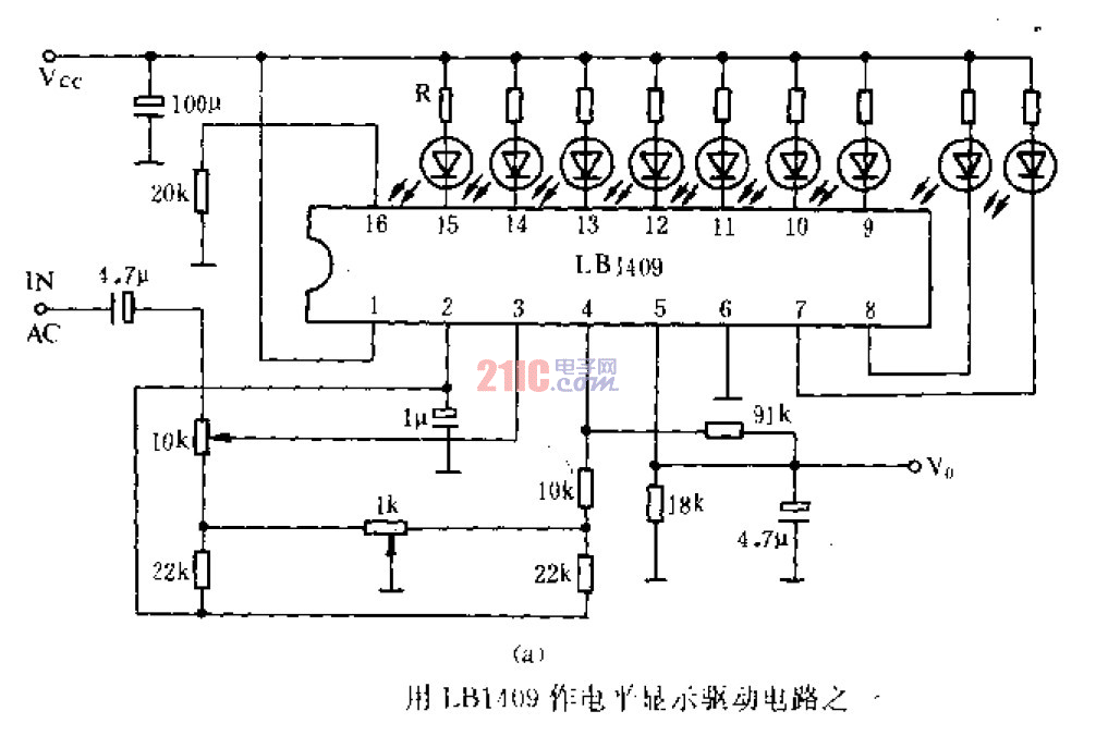 用LB1409作<strong>電平</strong>顯示<strong>驅(qū)動電路</strong> .gif