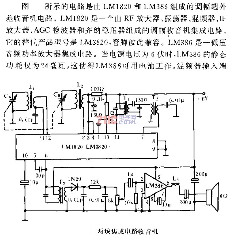 兩塊<strong>集成電路</strong><strong>收音機(jī)</strong> .gif