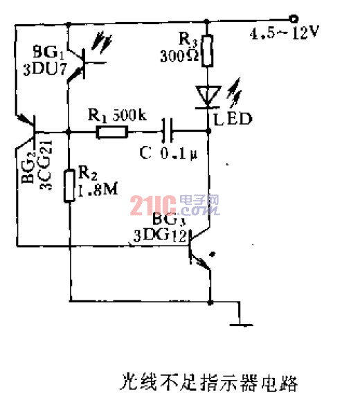 光線不足<strong>指示器電路</strong> .gif