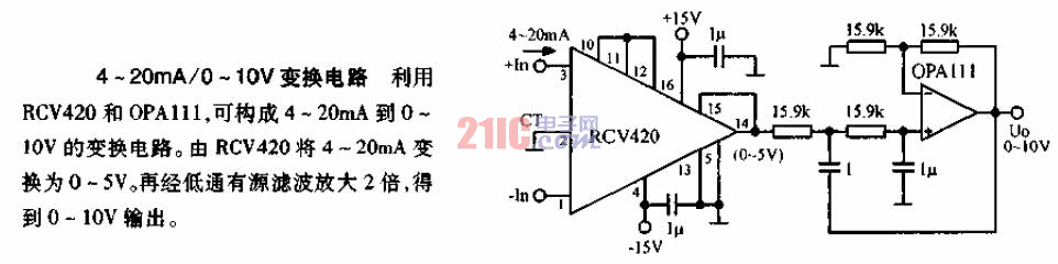 4-20MA－10V變換<strong>電路圖</strong>.gif