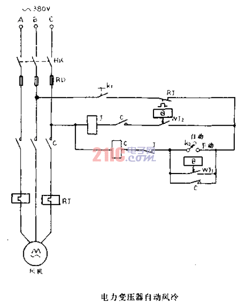 <strong>電力變壓器</strong>自動風(fēng)冷<strong>電路圖</strong>.gif