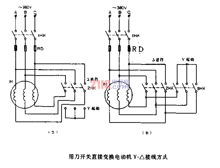 用刀<strong>開關</strong>直接變換<strong>電動機</strong>Y-<strong>接線</strong>方式<strong>電路圖</strong>.gif