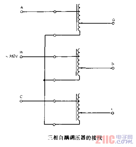 三相自耦<strong>調壓器</strong>的<strong>接線</strong>.gif