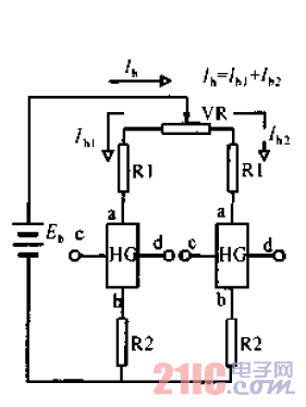 用于多個(gè)<strong>霍爾元件</strong><strong>并聯(lián)</strong>使用時(shí)的<strong>電流</strong>平衡<strong>電路</strong>.gif