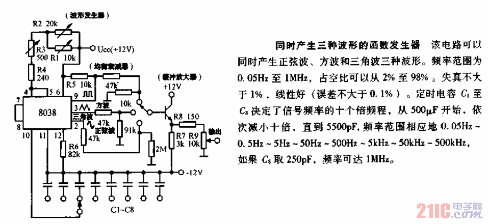 同時(shí)產(chǎn)生三種波形的<strong>函數(shù)發(fā)生器</strong><strong>電路圖</strong>.gif