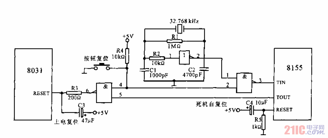 8031<strong>微機</strong>死機自復位系統(tǒng).gif