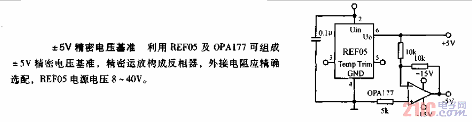 正負(fù)5V精密<strong>基準(zhǔn)源電路</strong>.gif