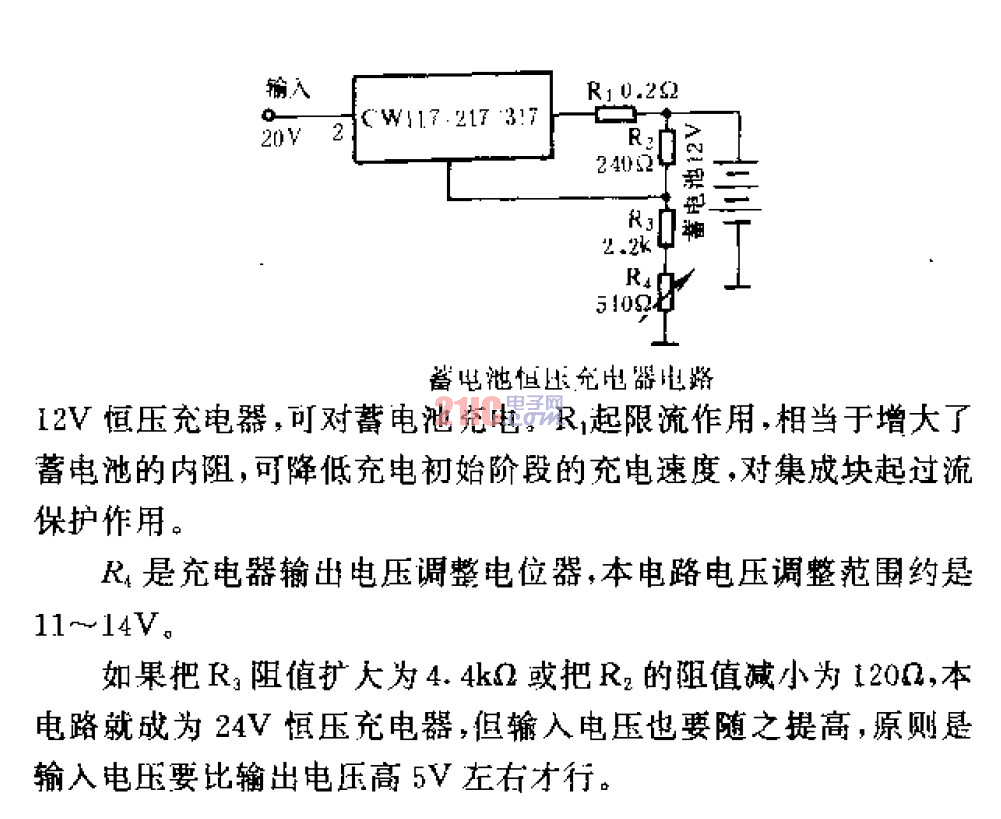 <strong>蓄電池</strong>恒壓<strong>充電器電路</strong>.gif