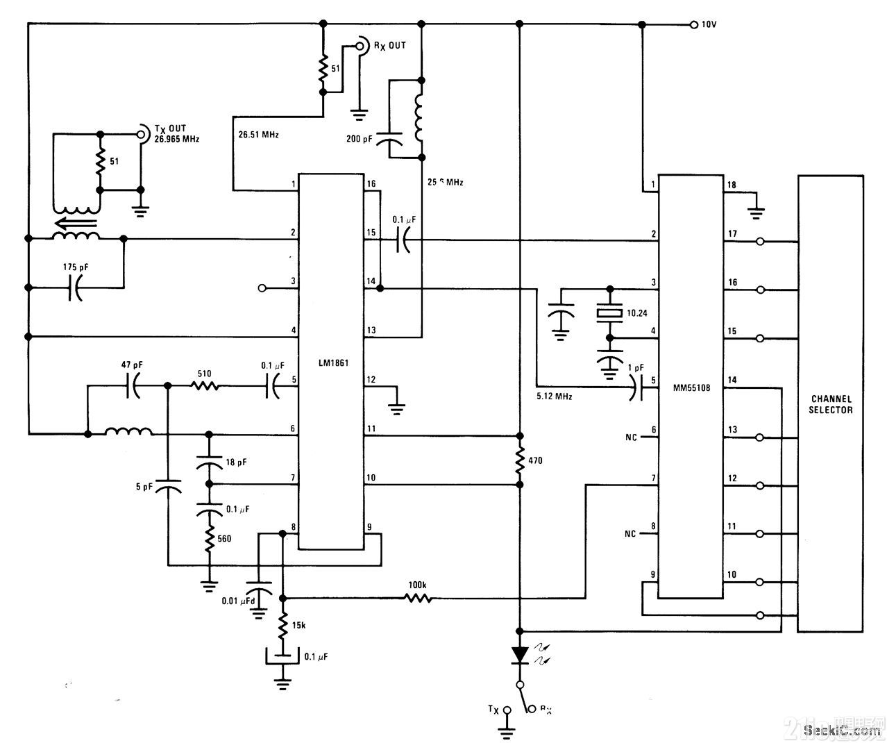 單轉換頻率合成器

