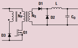 有源鉗位正激轉(zhuǎn)換器單開(kāi)關(guān)電源拓?fù)? />
</p>
<p class=
