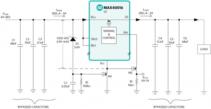 使用無電阻傳感解決方案擴(kuò)大電流測(cè)量范圍