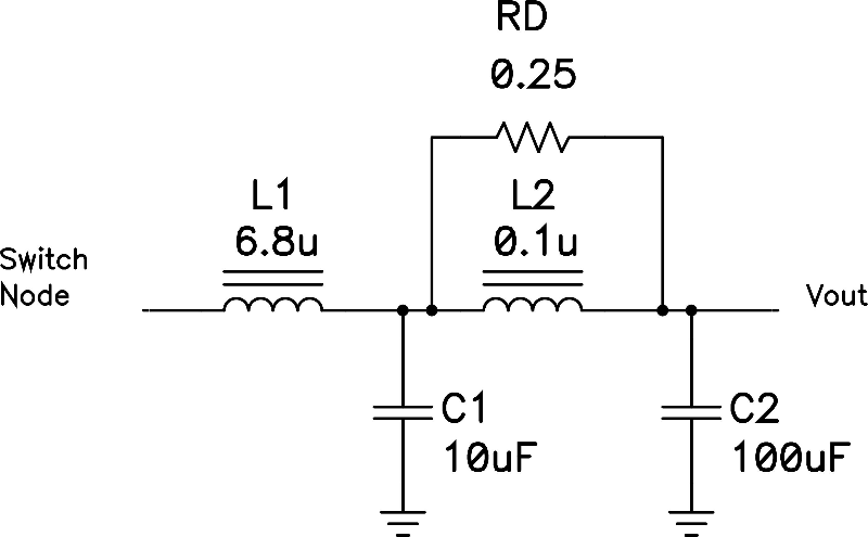 電源提示 ：使用二段濾波器實現(xiàn)低噪聲電源