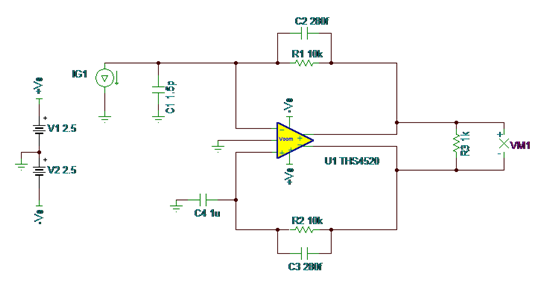 如何使用全差分放大器構建 TIA 電路
