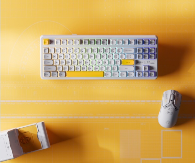 英菲克K87機(jī)械鍵盤新配色登場(chǎng)，黑玫幻影、冰川時(shí)代99元起