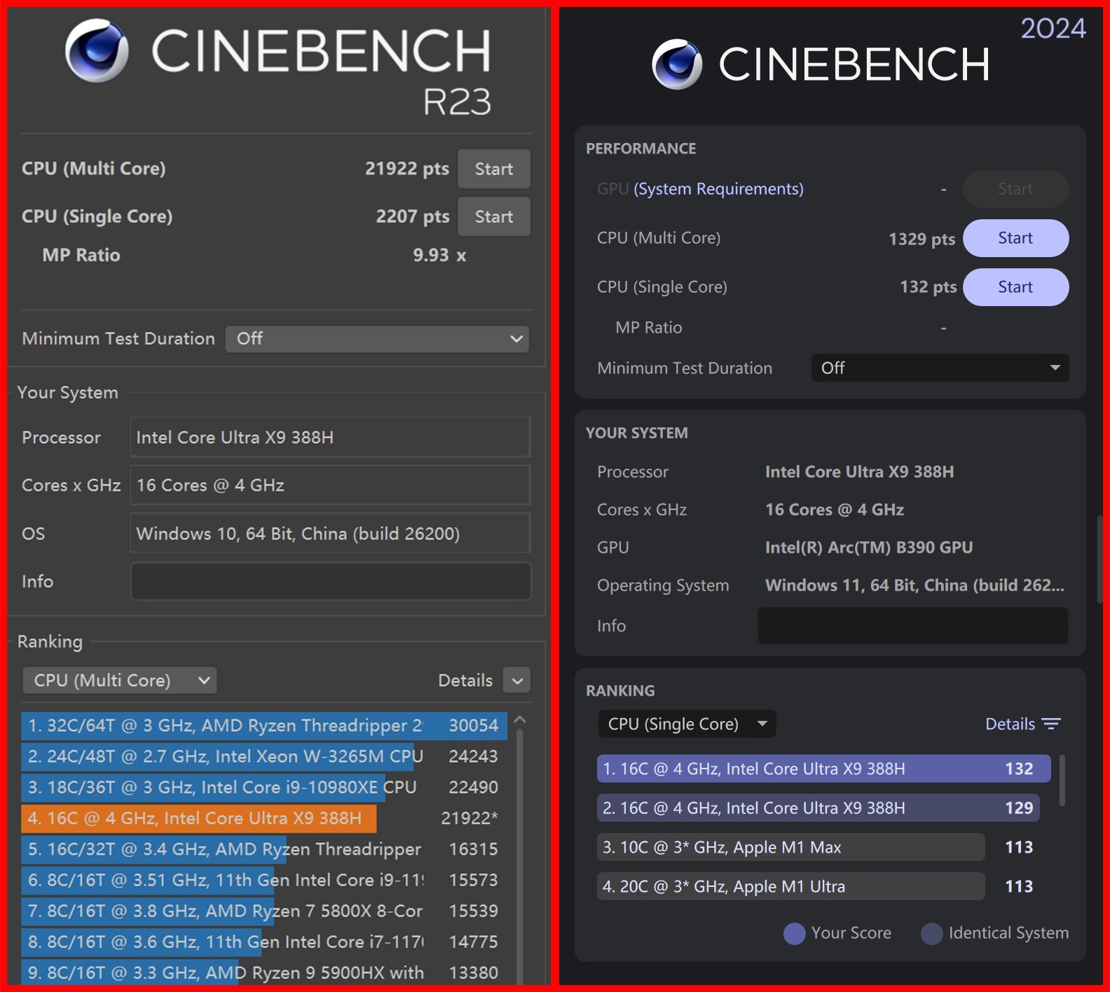 相當完美的新一代移動級處理器！英特爾酷睿Ultra X9 388H首測