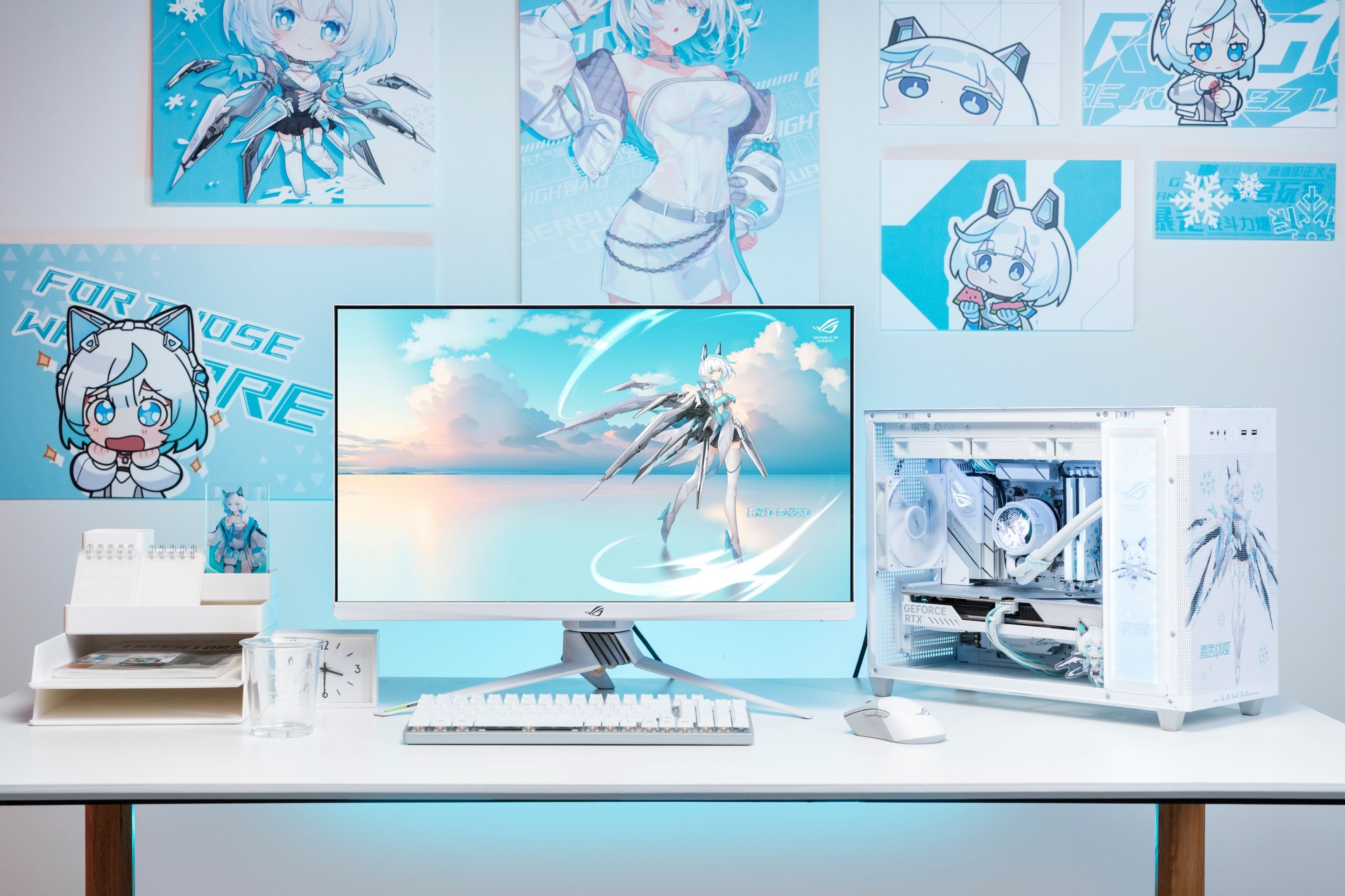 從ATX到ITX 華碩AMD 800系吹雪主板打造白色競裝