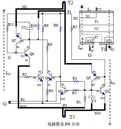 雙向晶閘管工作原理是什么？三個電極的作用各是什么？
