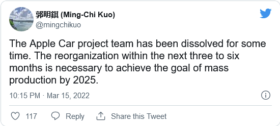 讓人唏噓！蘋果史上最大新品懸了：汽車團(tuán)隊被曝完全解散