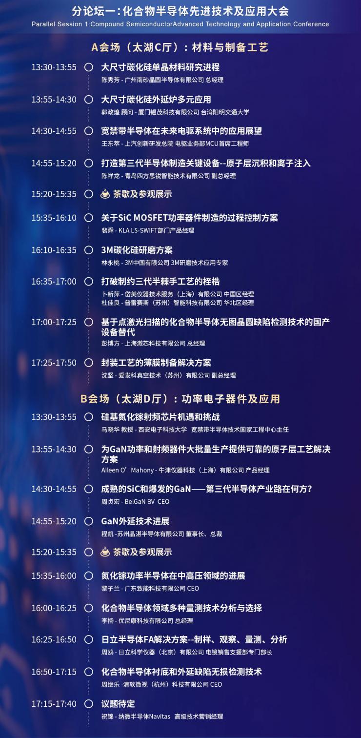超強陣容議程搶先看，西電/武大院士領(lǐng)航，中科院/南砂晶圓/晶湛/海乾/BelGaN/三安集成/廣東致能/云天/安靠等重要技術(shù)發(fā)布