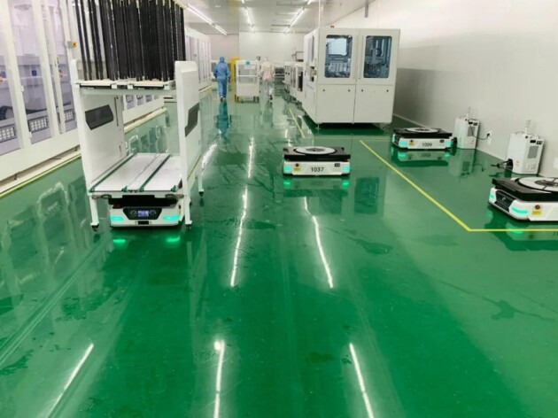 降本增效！斯坦德機器人63臺AMR助力光伏企業(yè)實現物料全自動搬運