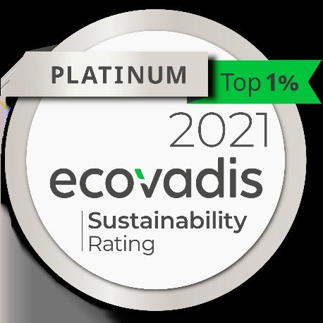 羅姆榮獲EcoVadis公司2021年可持續(xù)發(fā)展最高評級“白金獎”