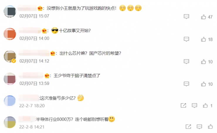 100%控股！王思聰投資成立半導(dǎo)體公司