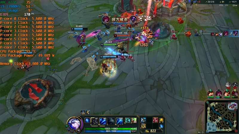 LOL幀率近乎翻倍！Intel Arc A750新驅(qū)動(dòng)測試：大幅提升、最大短板沒有了