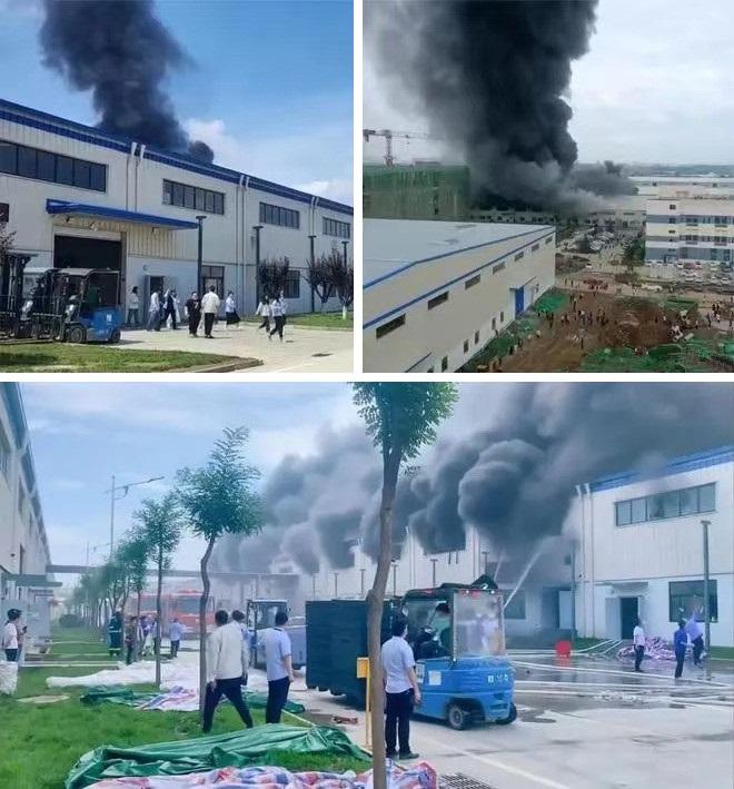 比亞迪西安工廠突發(fā)火災(zāi)，起火原因不明！