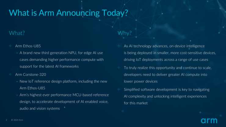 Arm全新Ethos-U AI加速器及物聯(lián)網(wǎng)參考設(shè)計(jì)平臺(tái)，為軟件開發(fā)者帶來無限可能！