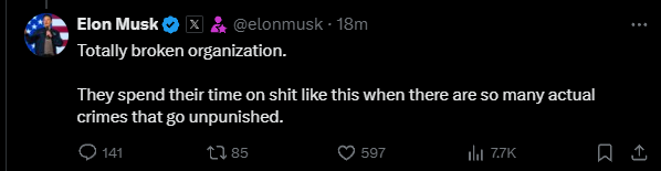 突發(fā)！馬斯克被起訴