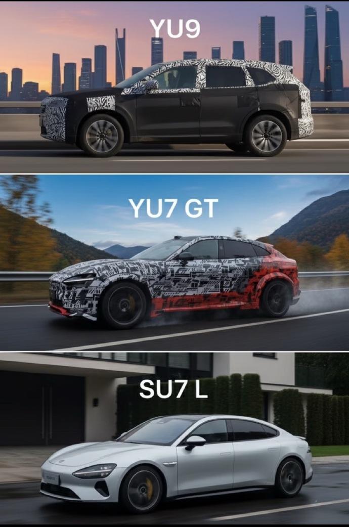 小米2026年放大招：4款新車曝光，增程SUV終于安排上了！