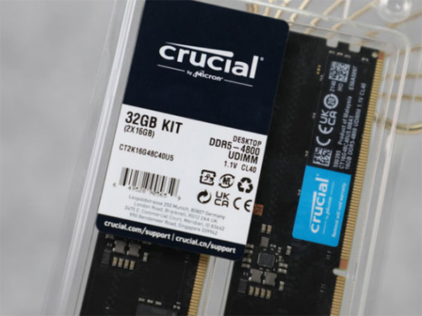 性能提升超60% Crucial英睿達DDR5 4800MHz 16GX2內存評測