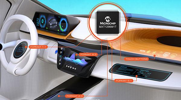 Microchip發(fā)布業(yè)界最通用的maXTouch?觸摸屏控制器，提供極大的屏幕格式靈活性