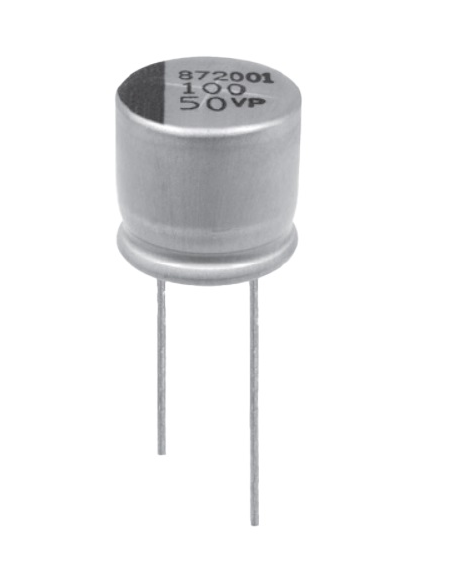 更長(zhǎng)使用壽命和 135°C 溫度保證：儒卓力提供Samwha VP系列鋁電解電容器