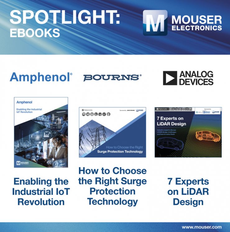 電子書特輯 貿(mào)澤豐富多樣的電子書為設(shè)計工程師助力