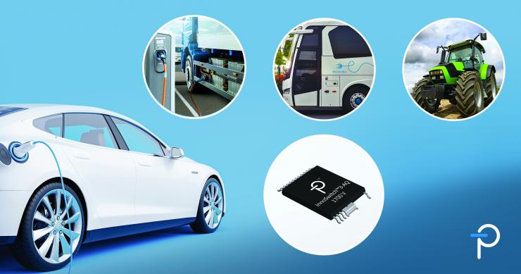 Power Integrations推出業(yè)界首款內(nèi)部集成1700V SiC MOSFET的汽車級(jí)高壓開關(guān)IC 