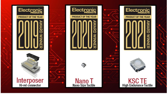 C&K 連續(xù)三年榮獲「年度產(chǎn)品獎(jiǎng)」