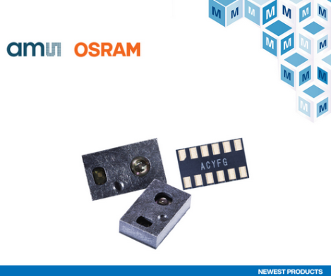 貿(mào)澤開售ams OSRAM TMF8820、TMF8821 和TMF8828 多區(qū)飛行時間傳感器