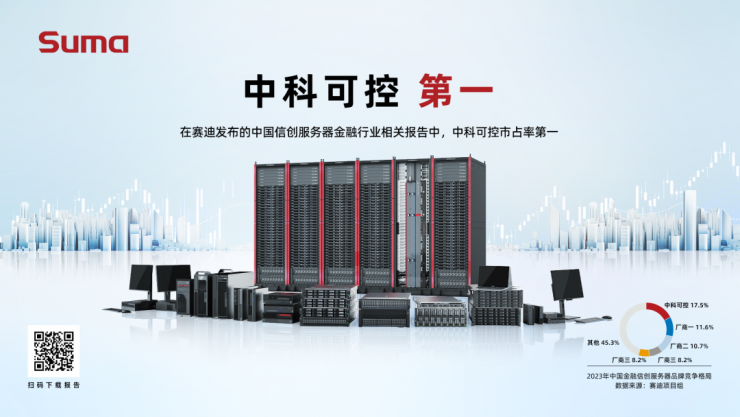 賽迪報(bào)告：中科可控金融信創(chuàng)市場(chǎng)份額領(lǐng)先