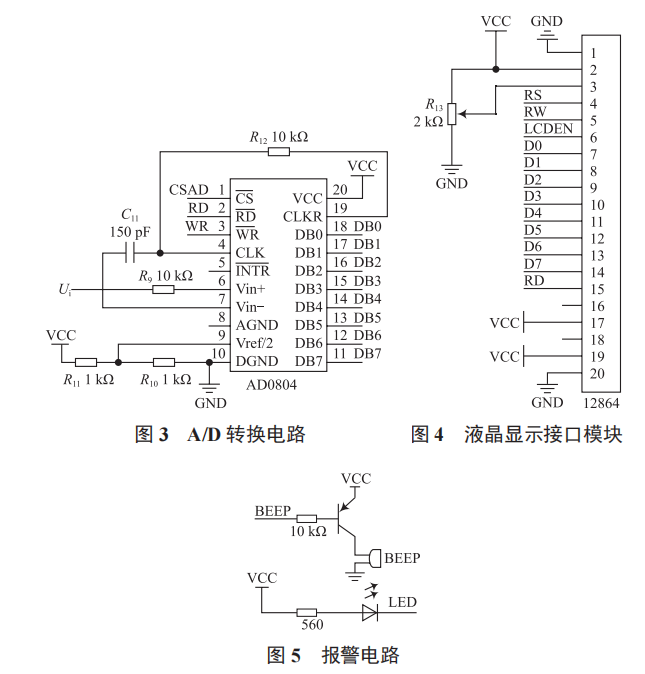 一種基于 STC89C52 和 AD590 的溫度測控系統設計