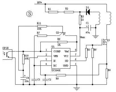 一種基于UC3842的 改進型的應用電路