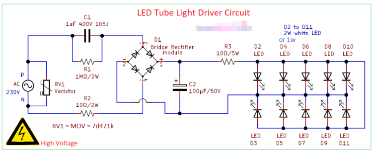 SG3525A的10W白光LED PWM驅動電路圖