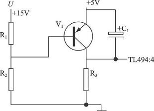 利用TL494:4 腳進(jìn)行驅(qū)動(dòng)軟啟動(dòng)及電源保護(hù)