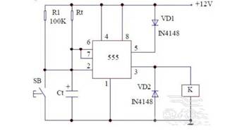 精確長(zhǎng)延時(shí)電路圖的設(shè)計(jì)