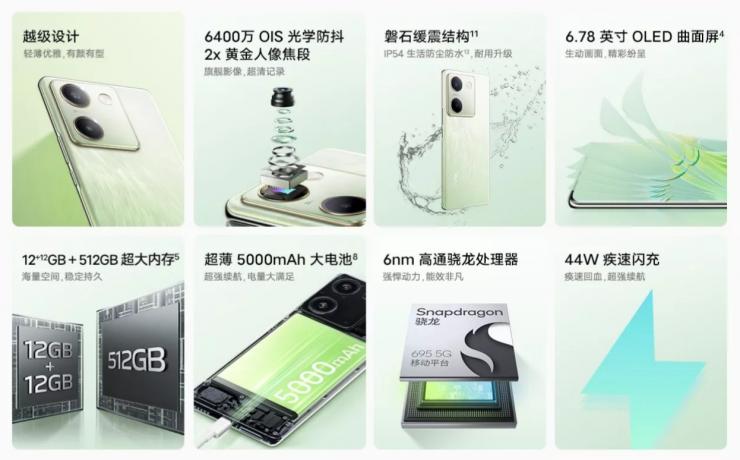 搭載驍龍 695 處理器，vivo 發(fā)布 Y100 新機