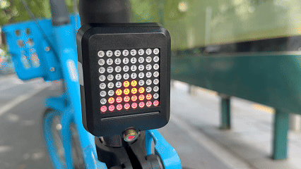 納祥科技可辨別轉向的單車尾燈方案，陀螺儀智能感應，多模式復合警示更可靠